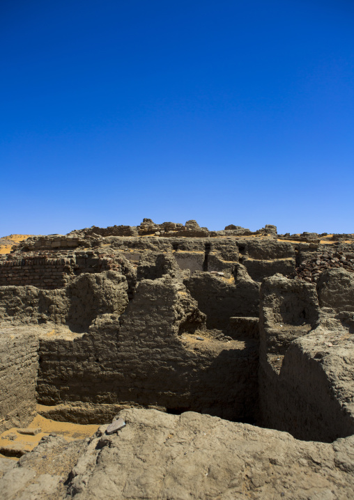 Sudan, Nubia, Old Dongola, the ruins of the medieval city of old dongola