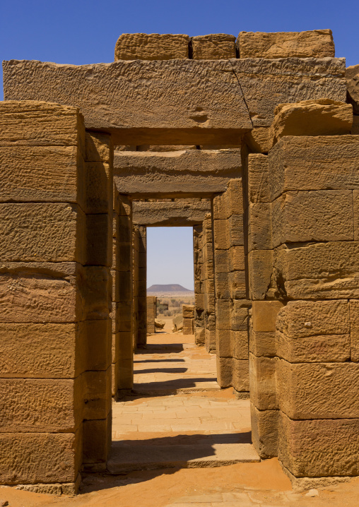 Sudan, Nubia, Naga, amun temple rams