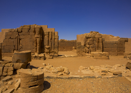 Sudan, Nubia, Naga, ruins of the central temple