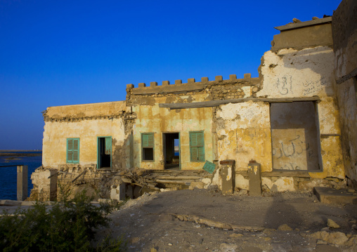Sudan, Port Sudan, Suakin, ruined ottoman coral buildings