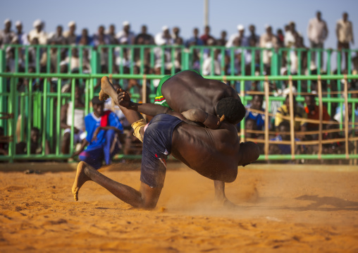 Sudan, Khartoum State, Khartoum, nuba wrestlers
