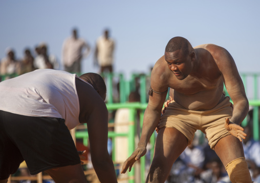 Sudan, Khartoum State, Khartoum, nuba wrestlers