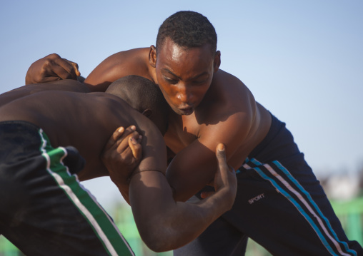 Sudan, Khartoum State, Khartoum, nuba wrestlers
