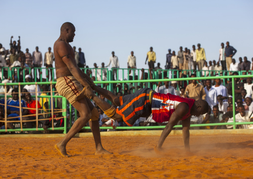 Sudan, Khartoum State, Khartoum, nuba wrestlers