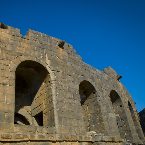 Roman Amphitheatre Stage, Bosra, Daraa Governorate, Syria