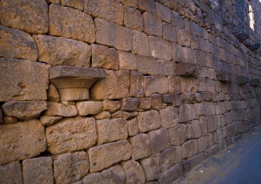 Wall In The Ancient City, Bosra, Daraa Governorate, Syria