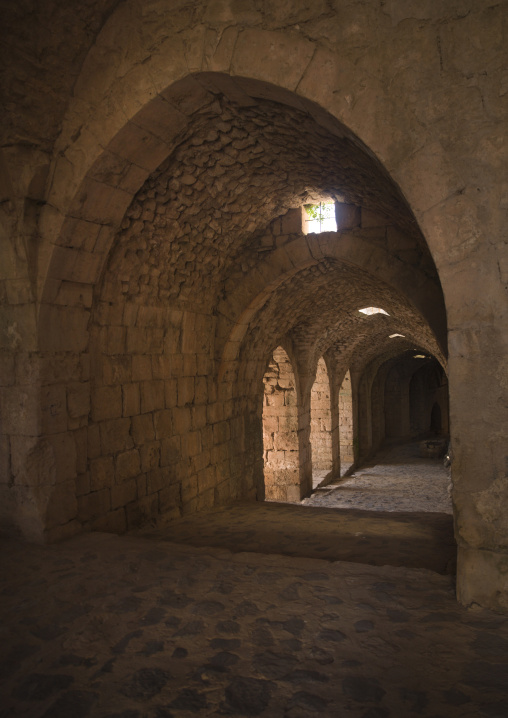 Inside The Crusader Fortress, Krak Des Chevaliers, Homs, Homs Governorate, Syria