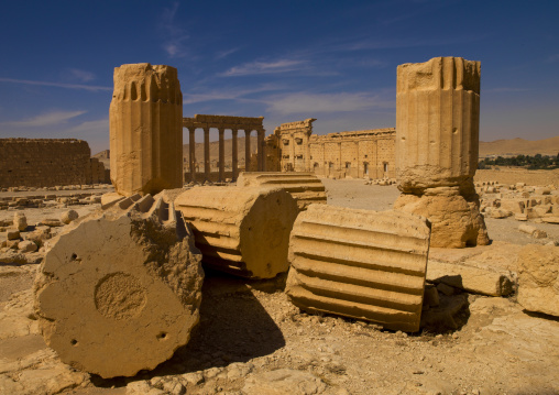 Temple Of Bel In The Ancient Roman City, Palmyra, Syrian Desert, Syria