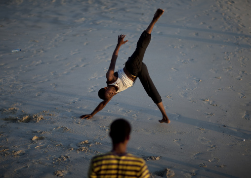 Zanzibar activity  at sunset, Tanzania