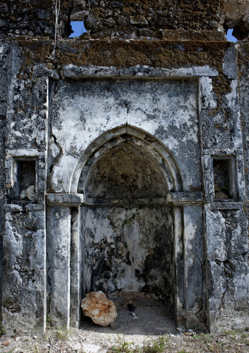 Mosque of mkumbuu ancient town, Pemba, Tanzania