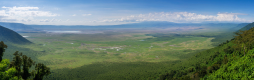 Tanzania, Ashura region, Ngorongoro Conservation Area, landscape of crater