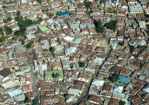 Tanzania, Zanzibar, Stone Town, a densely inhabited residential area of zanzibar
