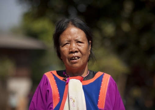 Ban nam rin village, Lisu tribe woman, Thailand
