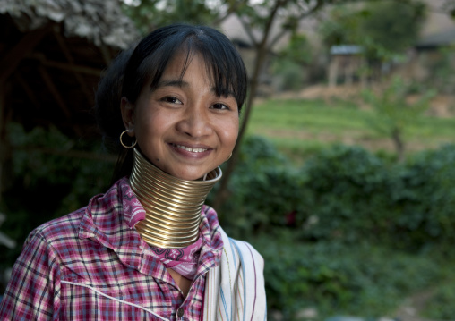 Long neck woman, Near mae hong son, Thailand