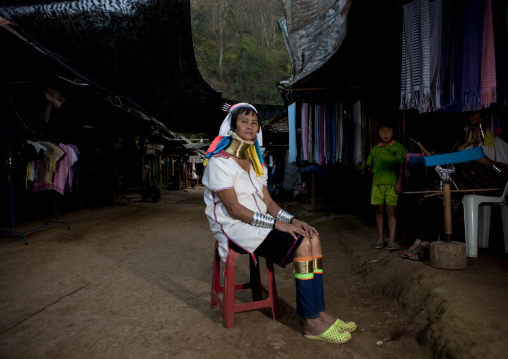 Long neck woman, Near mae hong son, Thailand