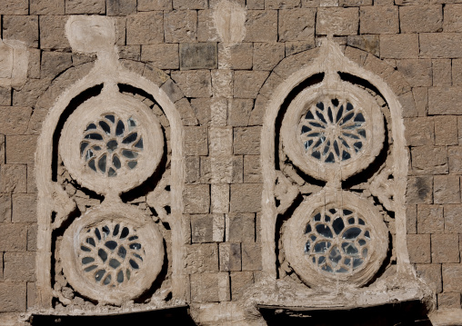 Rose Windows In Sanaa, Yemen