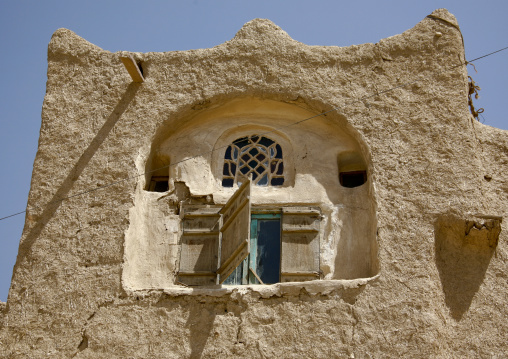 Sculpted Window In Amran, Yemen