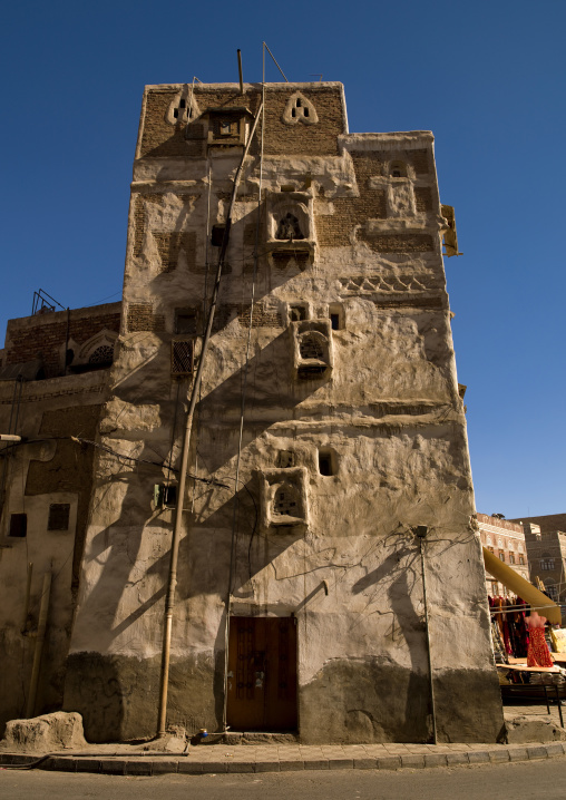 Traditional Building In Sanaa, Yemen