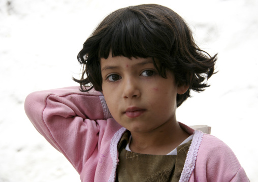 Portrait Of A Little Yemeni Girl, Sanaa,  Yemen