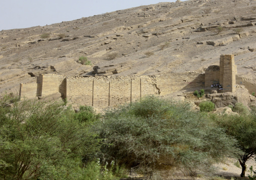 Remains Of The Dam At Wadi Adhana, Marib, Yemen