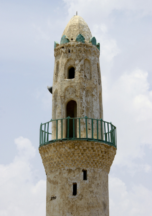 Minaret Of A Mosque In Mocha, Yemen