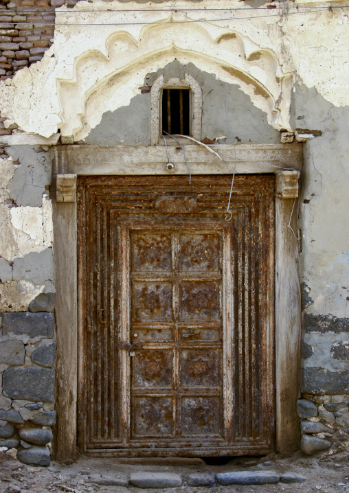 Door Of An Old House In Mocha, Yemen