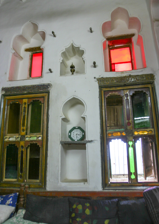 Inside an heritage house in the old town, Al Hudaydah Governorate, Zabid, Yemen