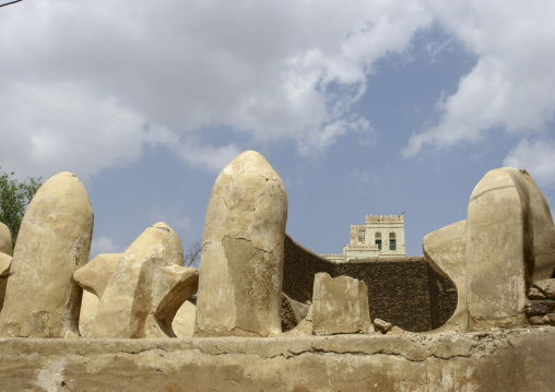 Old mosque in the citadel, Al Hudaydah Governorate, Zabid, Yemen