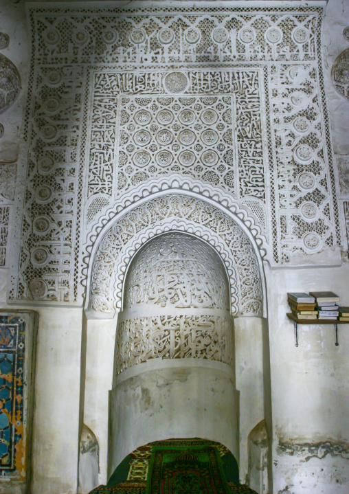 Old mosque mihrab, Al Hudaydah Governorate, Zabid, Yemen
