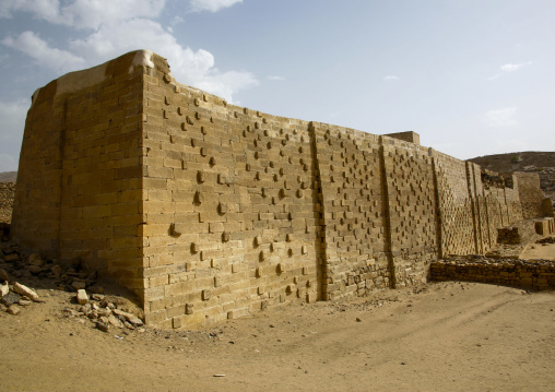 Old historic dam at Wadi Adhana, Marib Governorate, Marib, Yemen