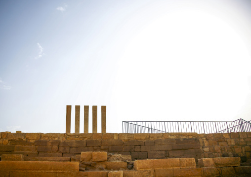 The Barran temple aka temple of the moon, Marib Governorate, Marib, Yemen