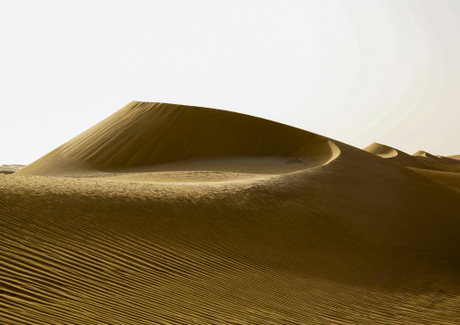 Dunes in the Rub al-Khali or Empty Quarter desert, Marib Governorate, Marib, Yemen