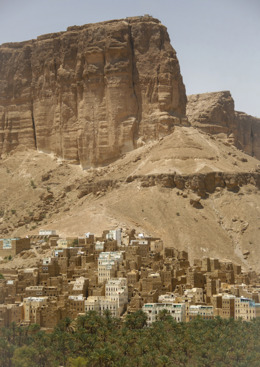 Mudbrick houses in a village, Hadhramaut, Khaila, Yemen