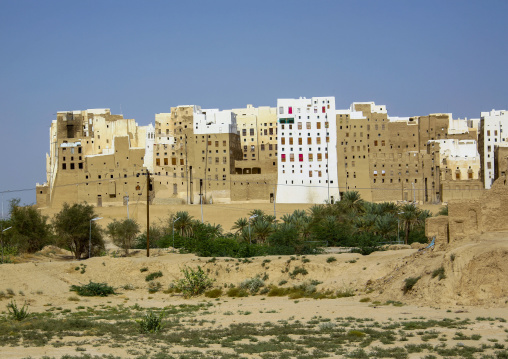 Multi- storey buildings made from mud, Hadhramaut, Shibam, Yemen
