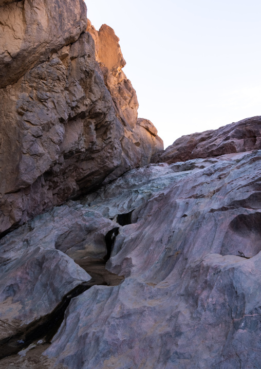 Tamekreste cascade in the rocks, North Africa, Tamekreste, Algeria