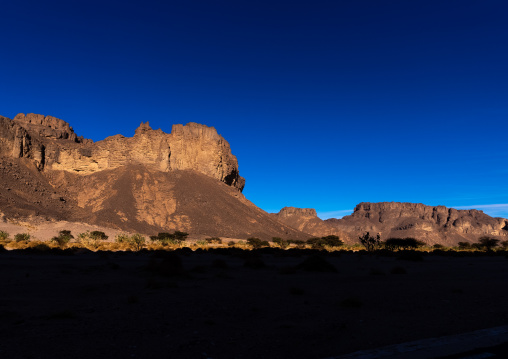 Rock formations in the desert, Tassili N'Ajjer National Park, Tadrart Rouge, Algeria