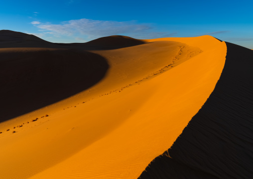Sand dunes in the Sahara desert, North Africa, Erg Admer, Algeria