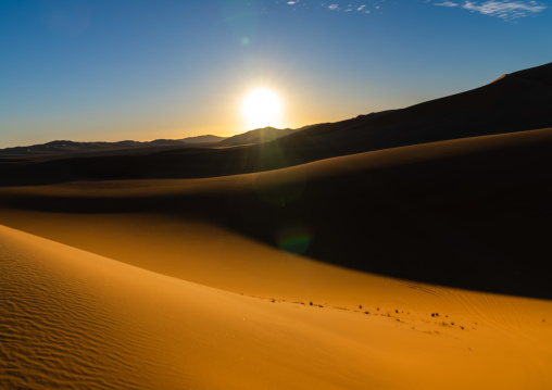 Sand dunes in the Sahara desert, North Africa, Erg Admer, Algeria