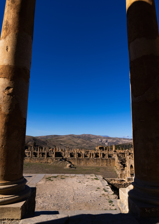 The Roman ruins of Djemila, North Africa, Djemila, Algeria