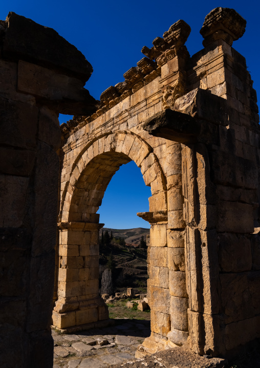 The Roman ruins of Djemila, North Africa, Djemila, Algeria