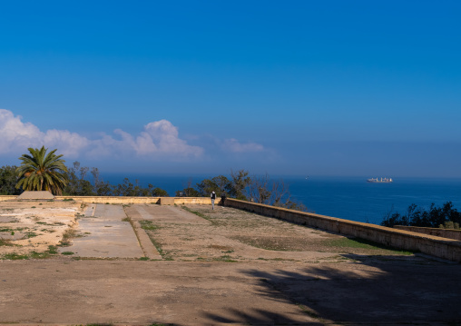 Chateau Neuf fort terrace to collect water, North Africa, Oran, Algeria