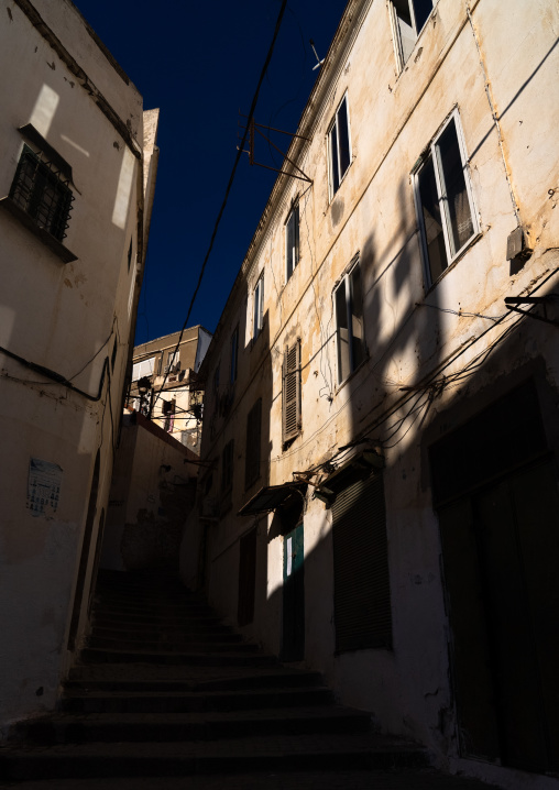 Old buildings in the Casbah, North Africa, Algiers, Algeria