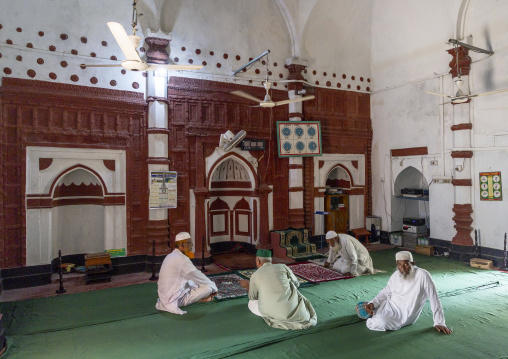Bangladeshi muslim men inside Atia mosque, Dhaka Division, Delduar, Bangladesh