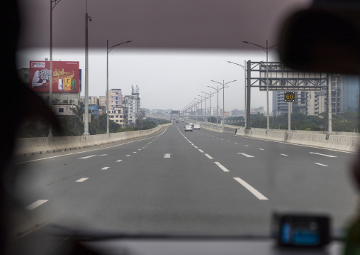 Empty Dhaka Bypass Expressway, Dhaka Division, Keraniganj, Bangladesh