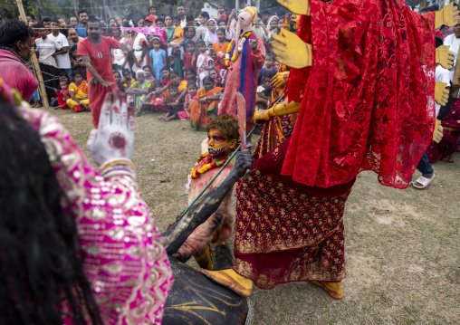 Parvati during Charak Puja hindu festival, Sylhet Division, Kamalganj, Bangladesh