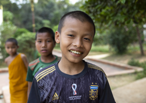 Orphans boys in Shalban Buddhist Monastery, Chittagong Division, Comilla, Bangladesh