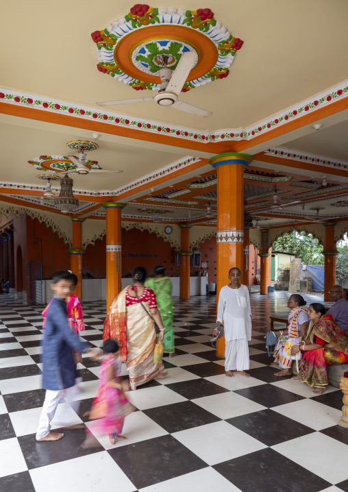 Krishna worshippers in Sri Jagannatha Temple, Chittagong Division, Comilla, Bangladesh