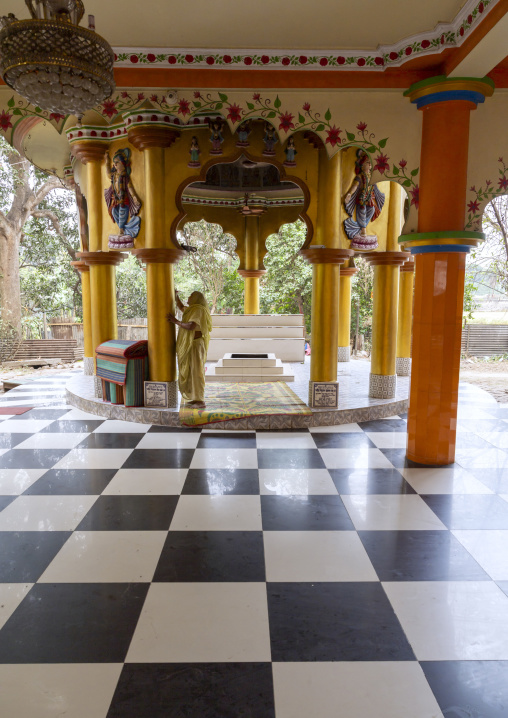 Krishna worshippers in Sri Jagannatha Temple, Chittagong Division, Comilla, Bangladesh