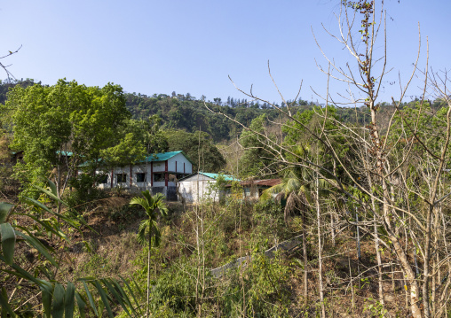 Tripura tribe village in the remote Chittagong Hills, Chittagong Division, Rowangchhari, Bangladesh
