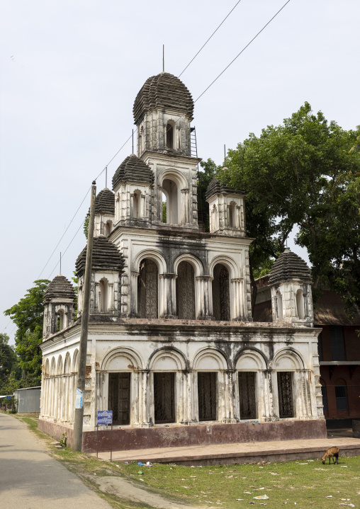 Navaratna Temple near Teota Zamindar Bari, Dhaka Division, Shivalaya, Bangladesh